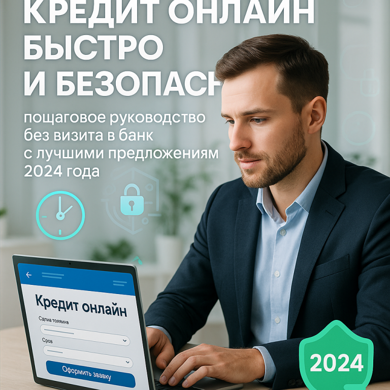 Как взять кредит онлайн быстро и безопасно: пошаговое руководство без визита в банк с лучшими предложениями 2024 года