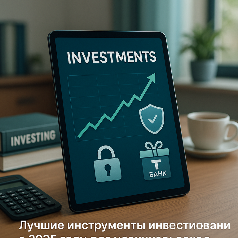 Лучшие инструменты инвестирования в 2025 году для новичков: доход, безопасность и бонусы от Т Банка