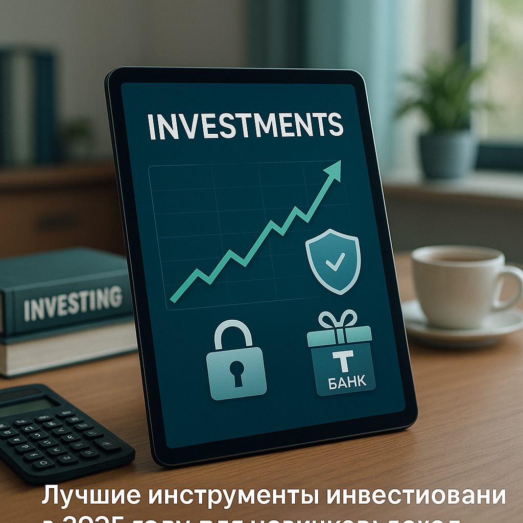 Лучшие инструменты инвестирования в 2025 году для новичков: доход, безопасность и бонусы от Т Банка
