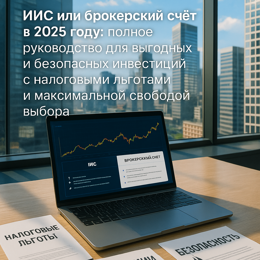 ИИС или брокерский счет в 2025 году: полное руководство для выгодных и безопасных инвестиций с налоговыми льготами и максимальной свободой выбора