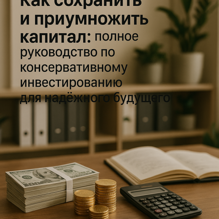 Как сохранить и приумножить капитал: полное руководство по консервативному инвестированию для надёжного будущего
