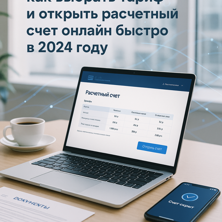 РКО для ИП и ООО: как выбрать тариф и открыть расчетный счет онлайн быстро и выгодно в 2024 году