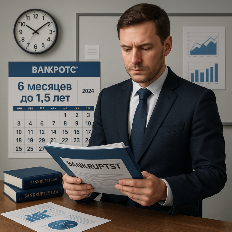 Сколько длится банкротство физического лица в 2024 году: полный разбор этапов и сроков от 6 месяцев до 1,5 лет с советами по ускорению процесса