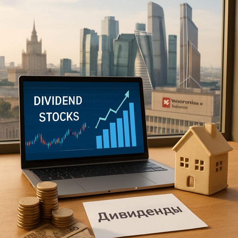 Дивидендные акции в России: как создать стабильный пассивный доход с минимумом риска и выгодой для новичков