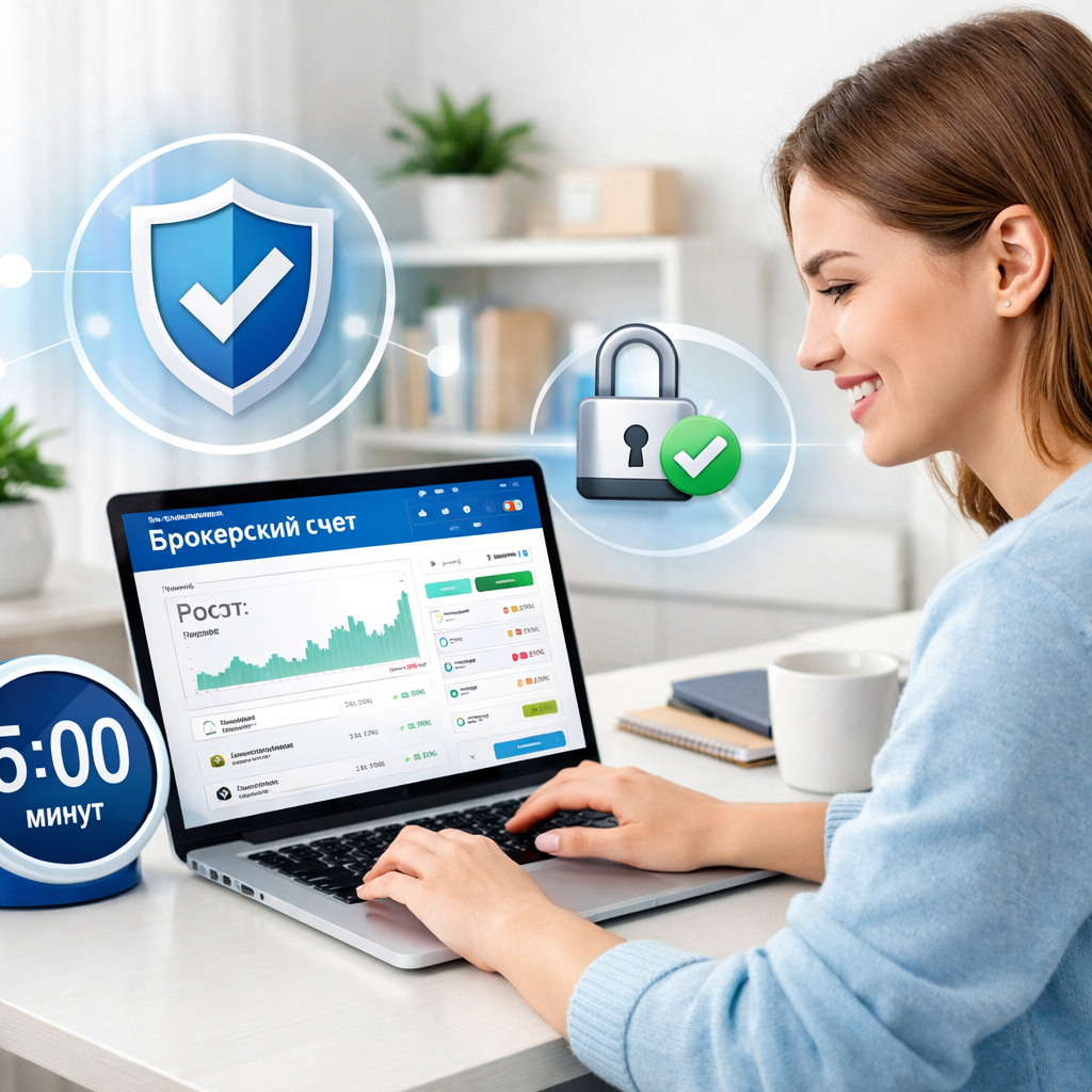Как открыть брокерский счет онлайн за 5 минут бесплатно и безопасно: пошаговая инструкция для новичков