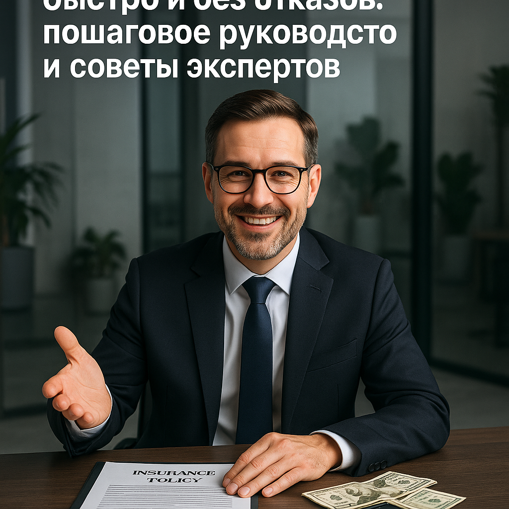 Как получить выплату по страхованию быстро и без отказов: пошаговое руководство и советы экспертов